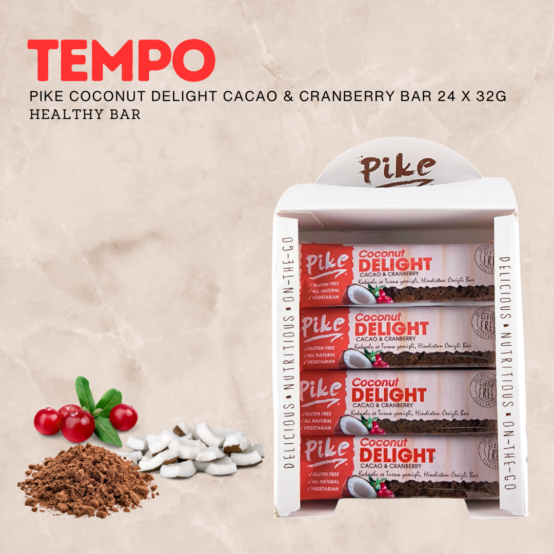 Pike Coconut Delight Cacao & Cranberry Bar 32g