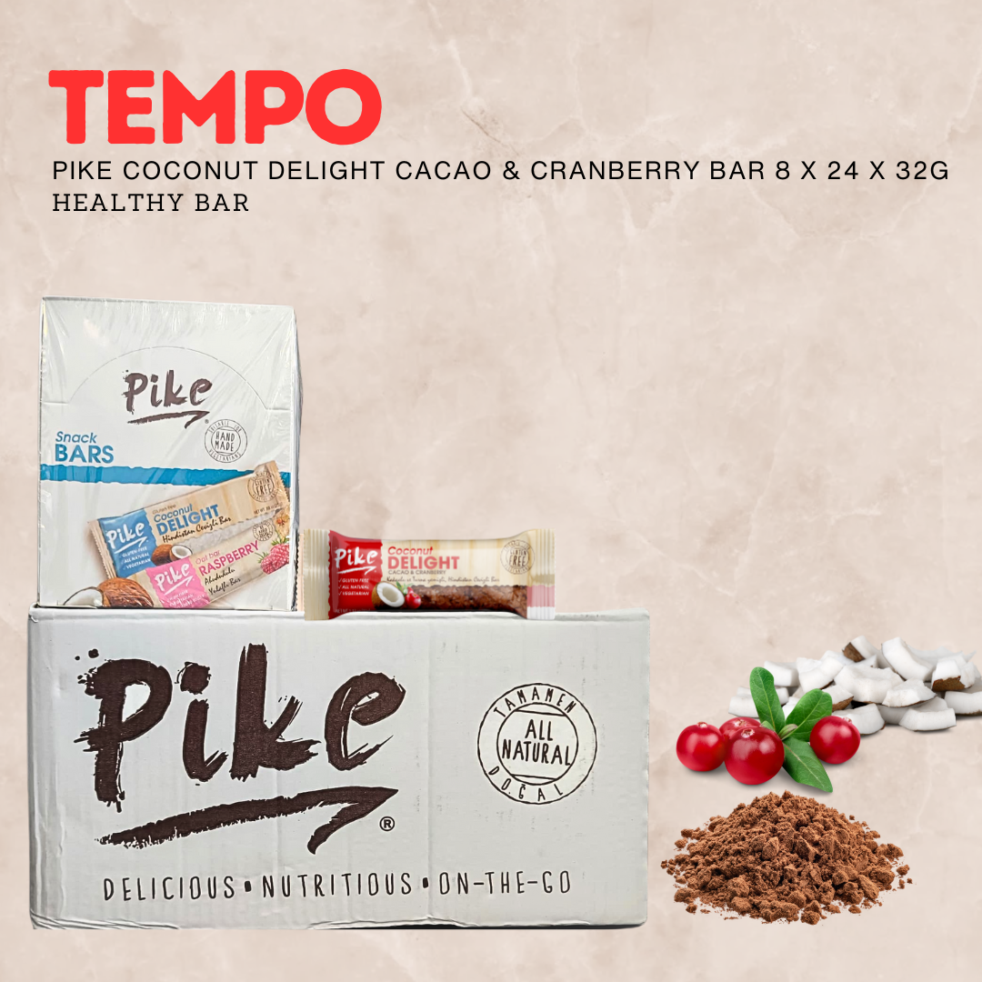 Pike Coconut Delight Cacao & Cranberry Bar 32g
