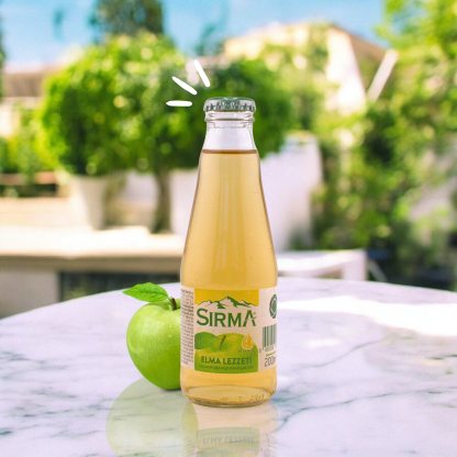 SIRMA Apple Flavoured Natural Mineral Rich Mineral Water Drink 200ml