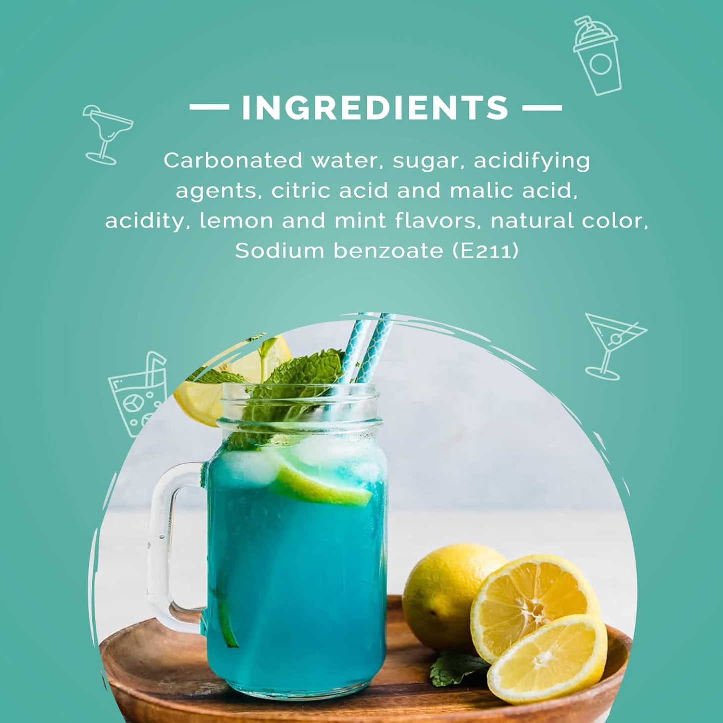 Freez Mix Lemon & Mint Soda Drink 275ml x 24