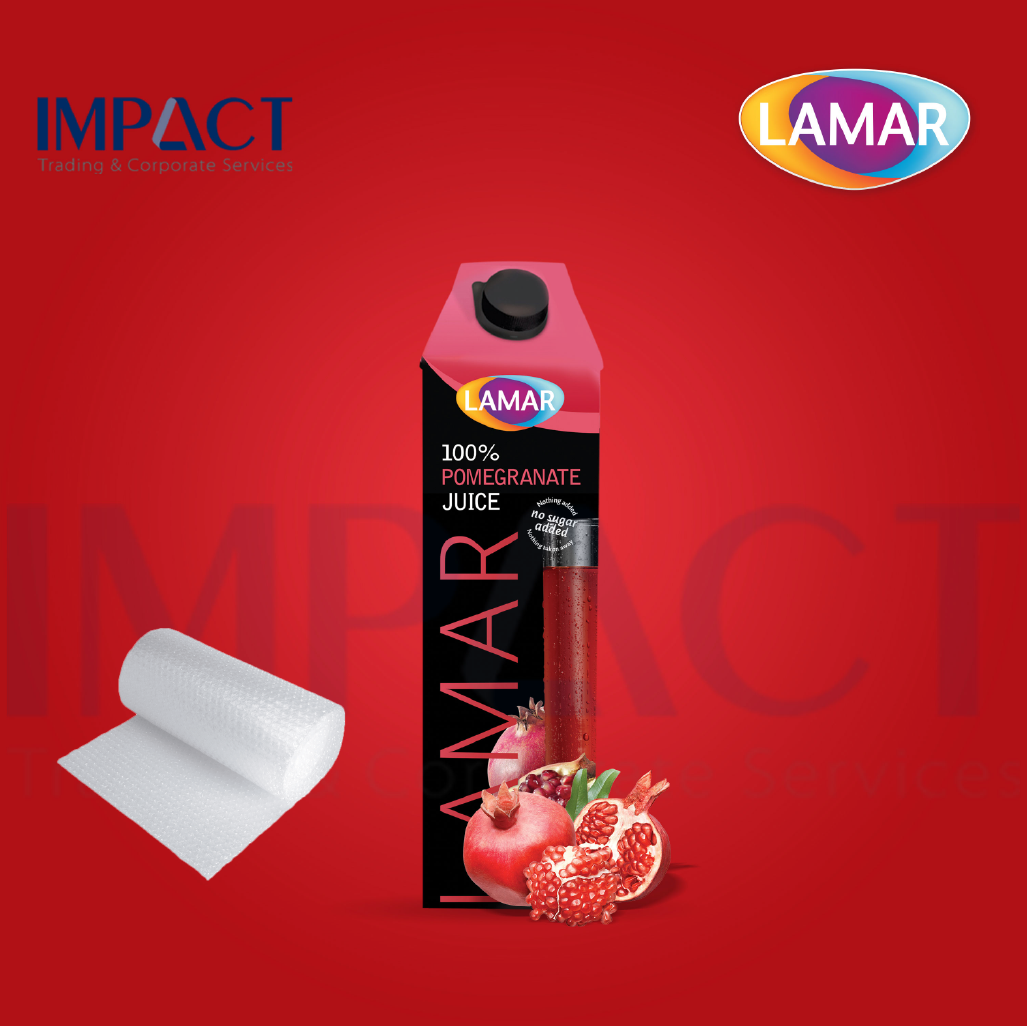 LAMAR [POMEGRANATE JUICE 1L] 100% NATURAL IMPORTED FROM EGYPT - NO ADDED SUGAR, NO PRESERVATIVES