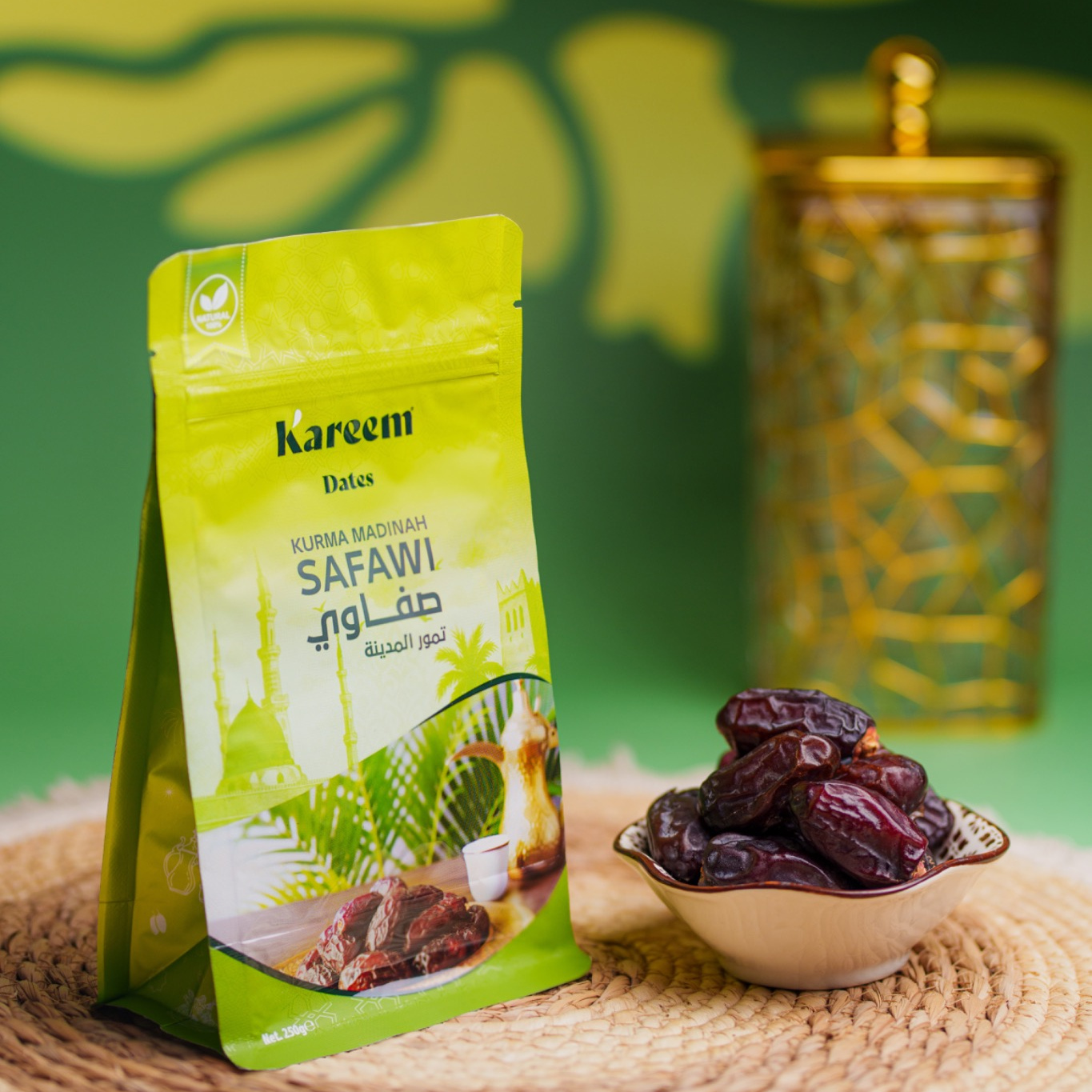 KAREEM KURMA SAFAWI PREMIUM 250g - Exclusive Pouch