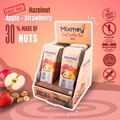 MIXMEY Hazelnut + Apple + Strawberry Fruit Bar 25 g x 24