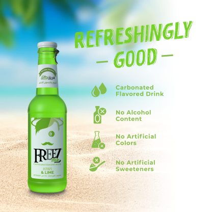 Freez Mix Kiwi & Lime Soda Drink 275ml x 24