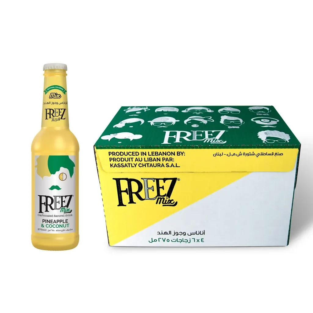 Freez Mix Soda 275ml Carbonated Flavoured Drink [Assorted] - Refreshing Non-Alcoholic Soda