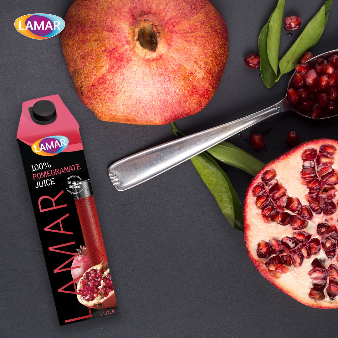 Lamar Pomegranate Juice 1 Lt X 12