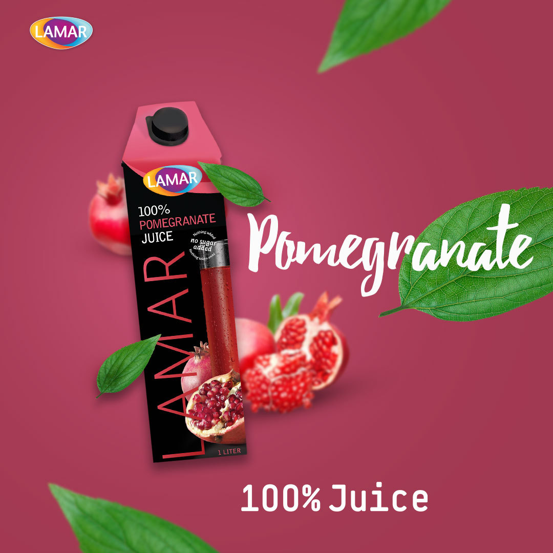 Lamar Pomegranate Juice 1 Lt X 12