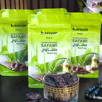 KAREEM KURMA SAFAWI PREMIUM 250g - Exclusive Pouch