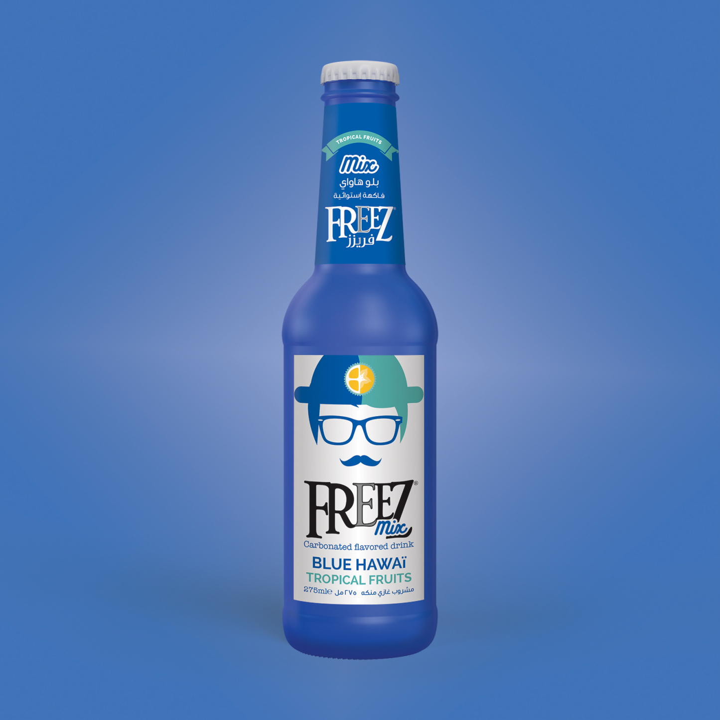 Freez Mix Blue Hawaii Soda Drink 275ml x 24