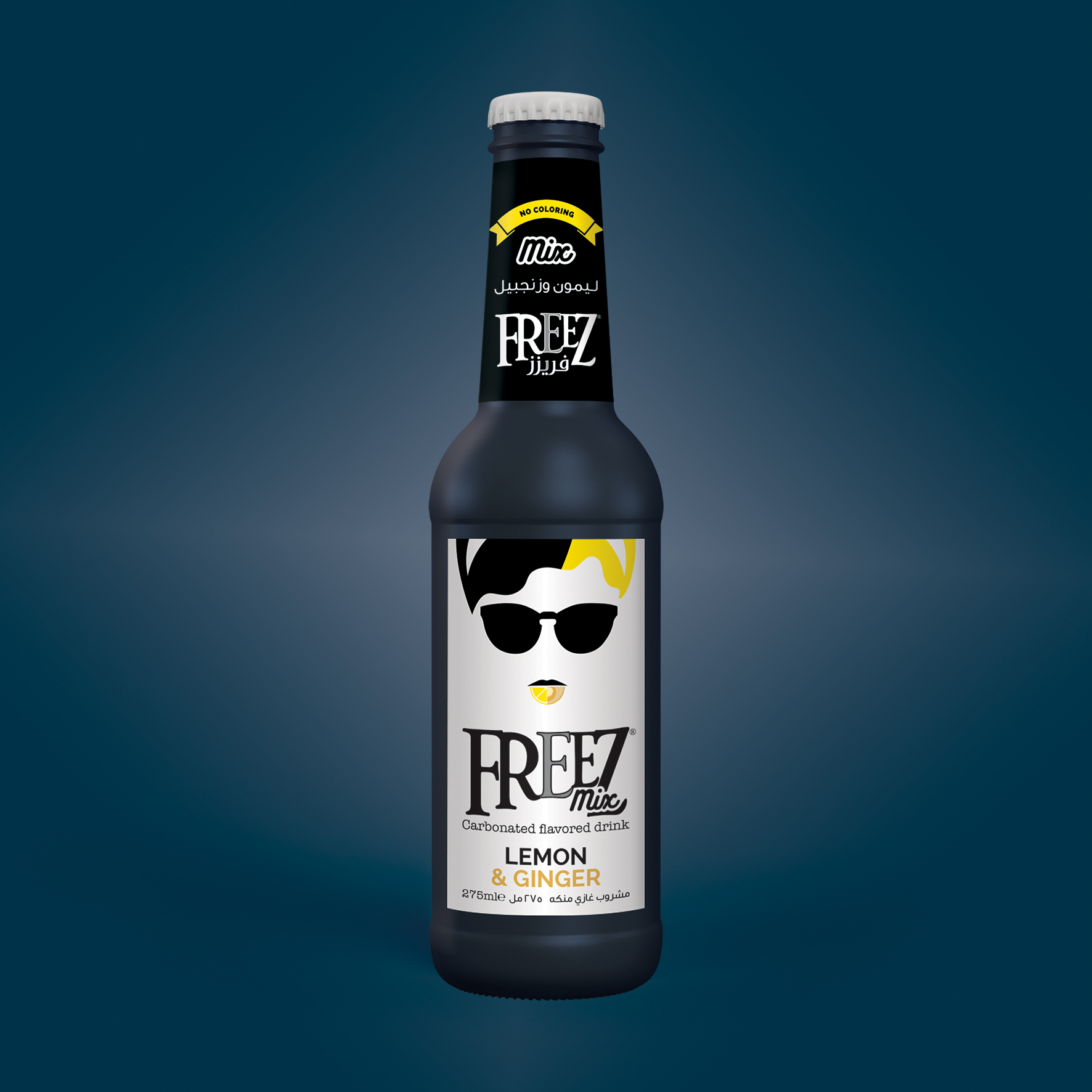 Freez Mix Lemon Ginger Soda Drink 275ml x 24