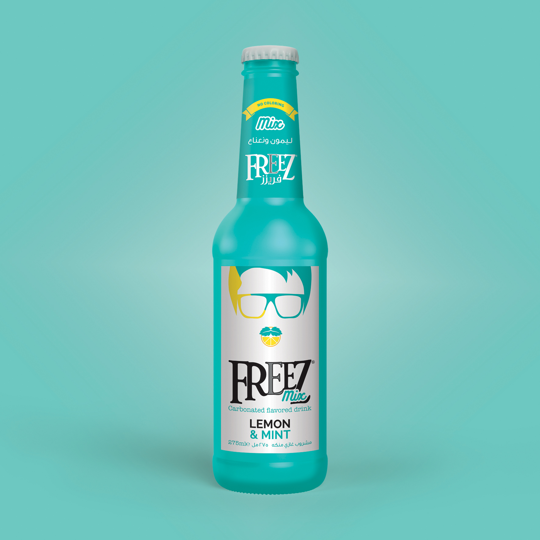 Freez Mix Lemon & Mint Soda Drink 275ml x 24