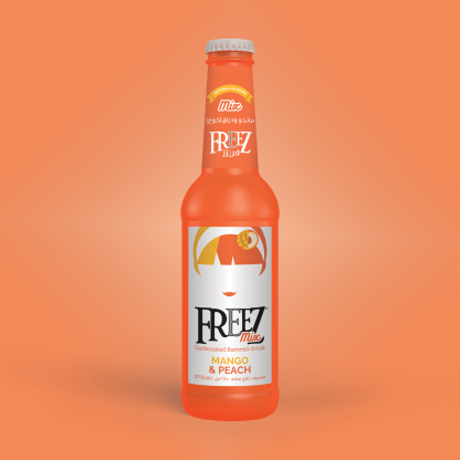 Freez Mix Mango & Peach Soda Drink 275ml x 24