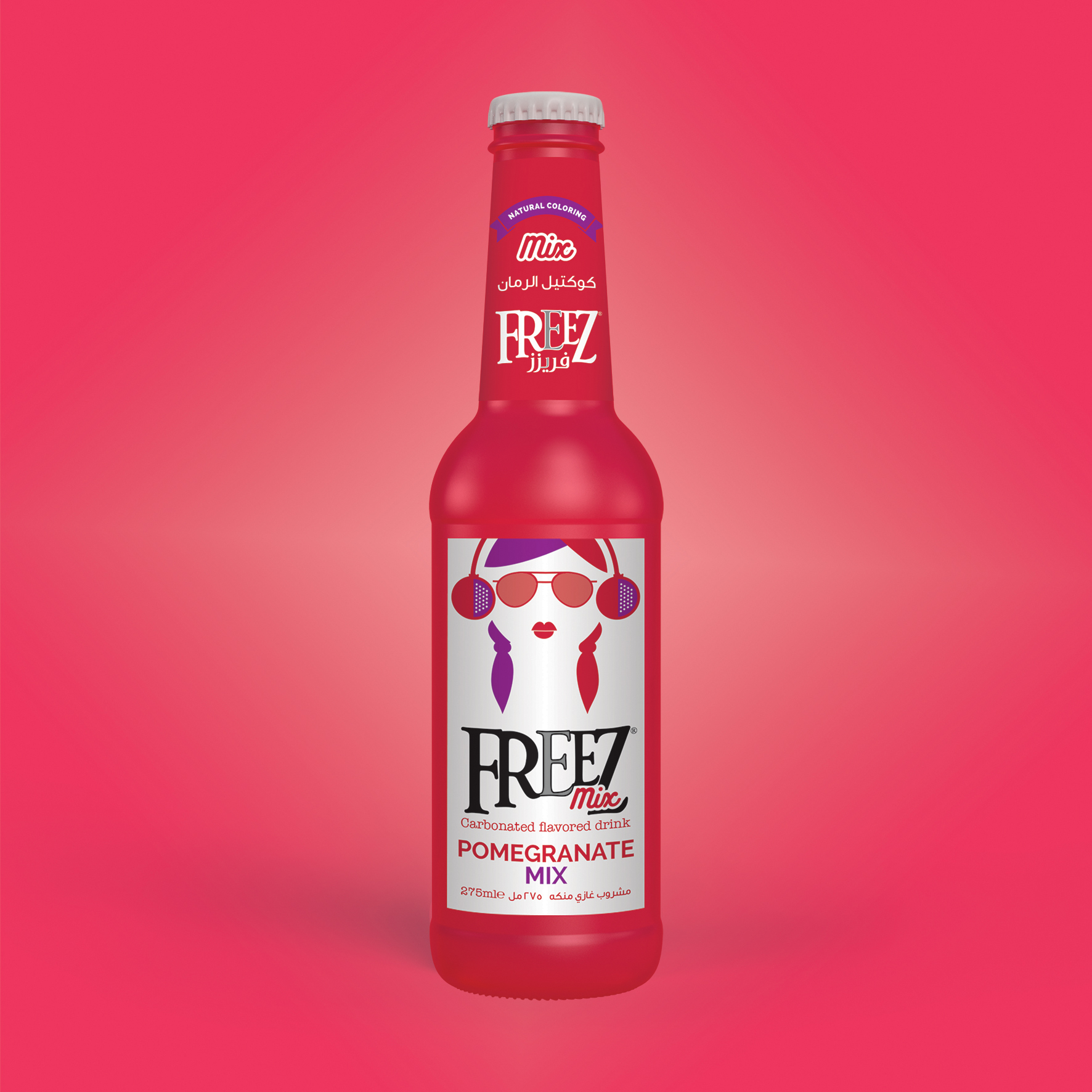Freez Mix Pomegranate Soda Drink