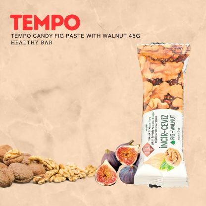 [Copy]TEMPO CANDY Fig Paste With Walnut 45g- Healthy bar - Gluten free import from Turkey
