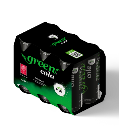  Green Cola 330ml – Naturally Sweetened Sodas - No Sugar Added