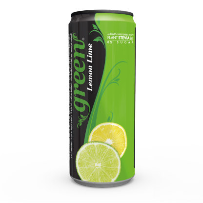 Green Lemon Lime 330ml – Naturally Sweetened Soft Drink - No Sugar Added