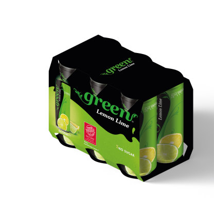 Green Lemon Lime 330ml – Naturally Sweetened Soft Drink - No Sugar Added