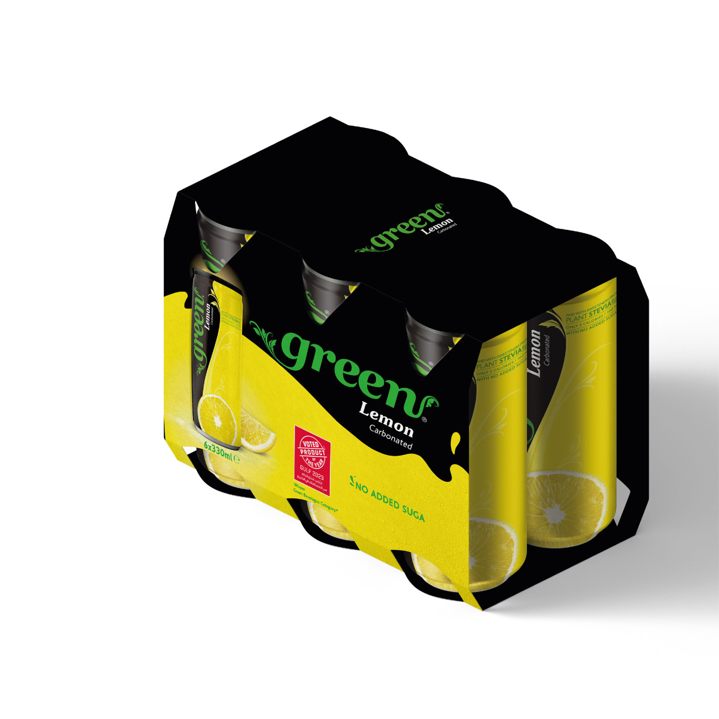 Green Lemon 330ml – Naturally Sweetened Soft Drink - No Sugar Added