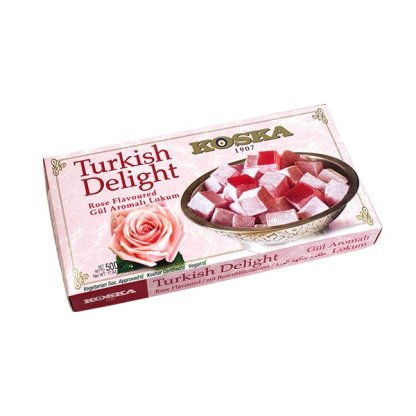KOSKA Rose Flavored Turkish Delight Classic 500g x 12