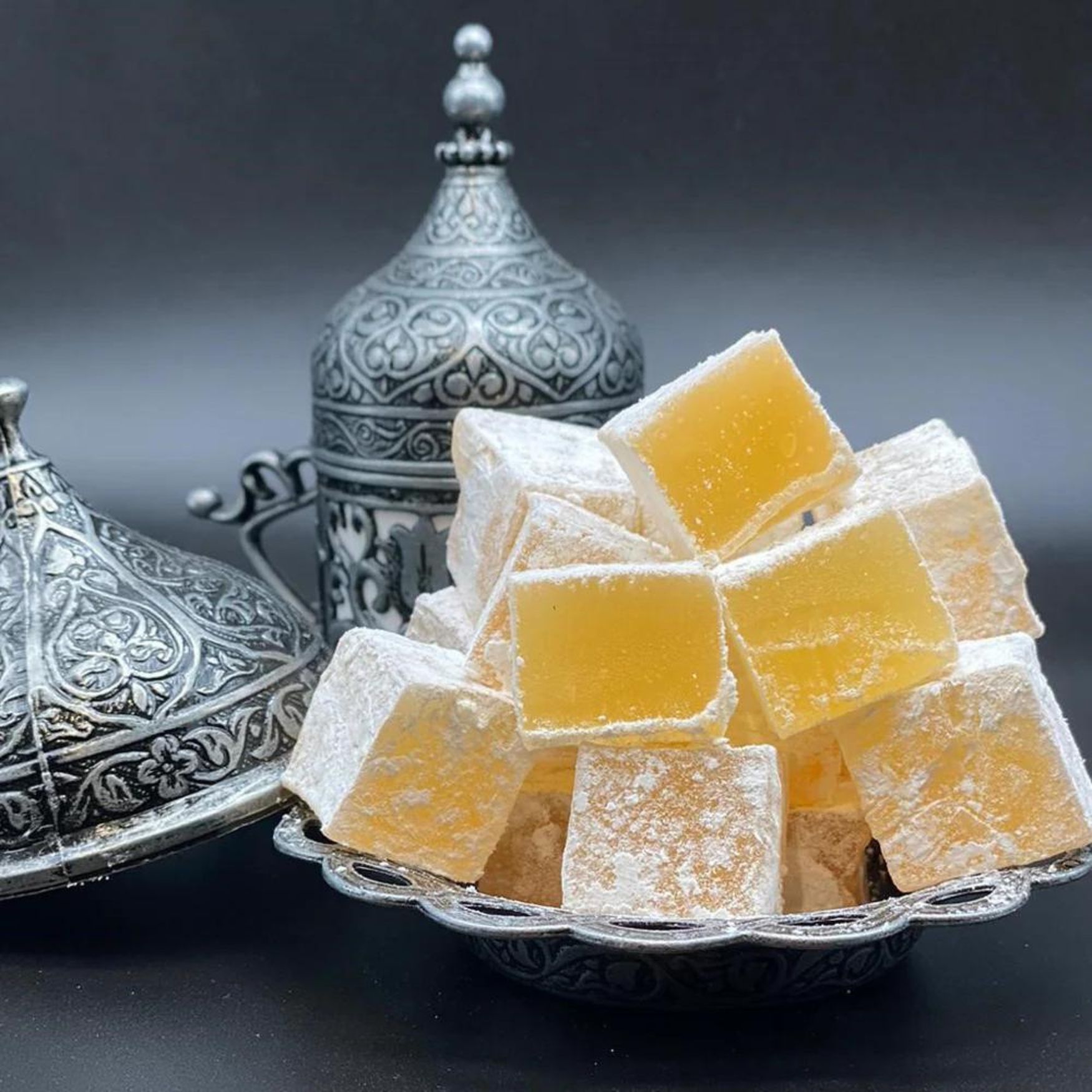 KOSKA TURKISH DELIGHT ( Lokum ) PLAIN [ 125g x 24 ] | Giftable Snacks - Imported From Turkey