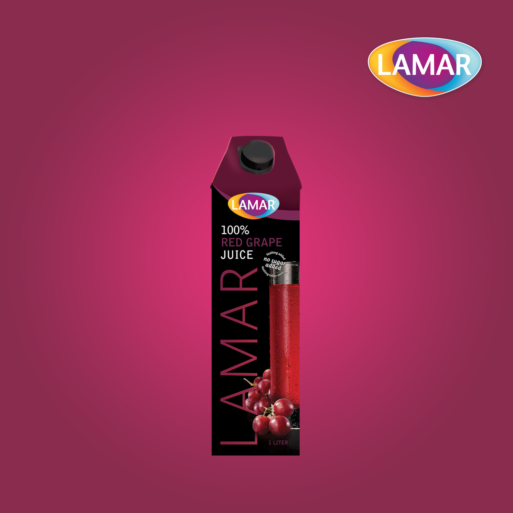 Lamar Red Grape Juice 1 Lt X 12