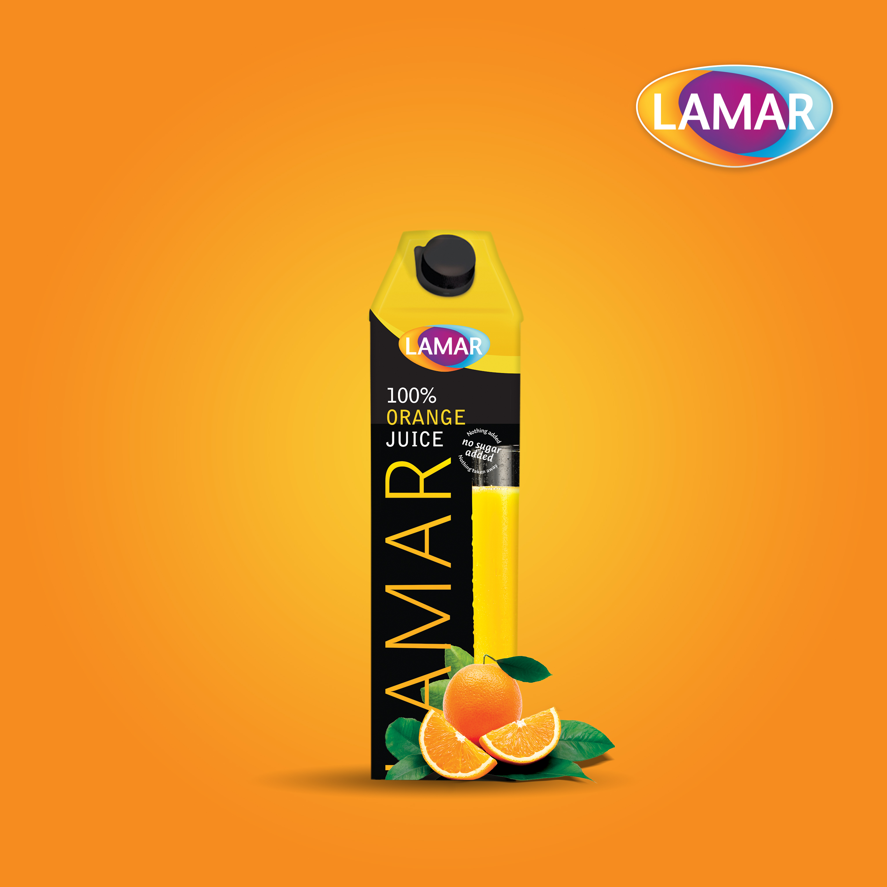 Lamar Orange Juice 1 Lt X 12