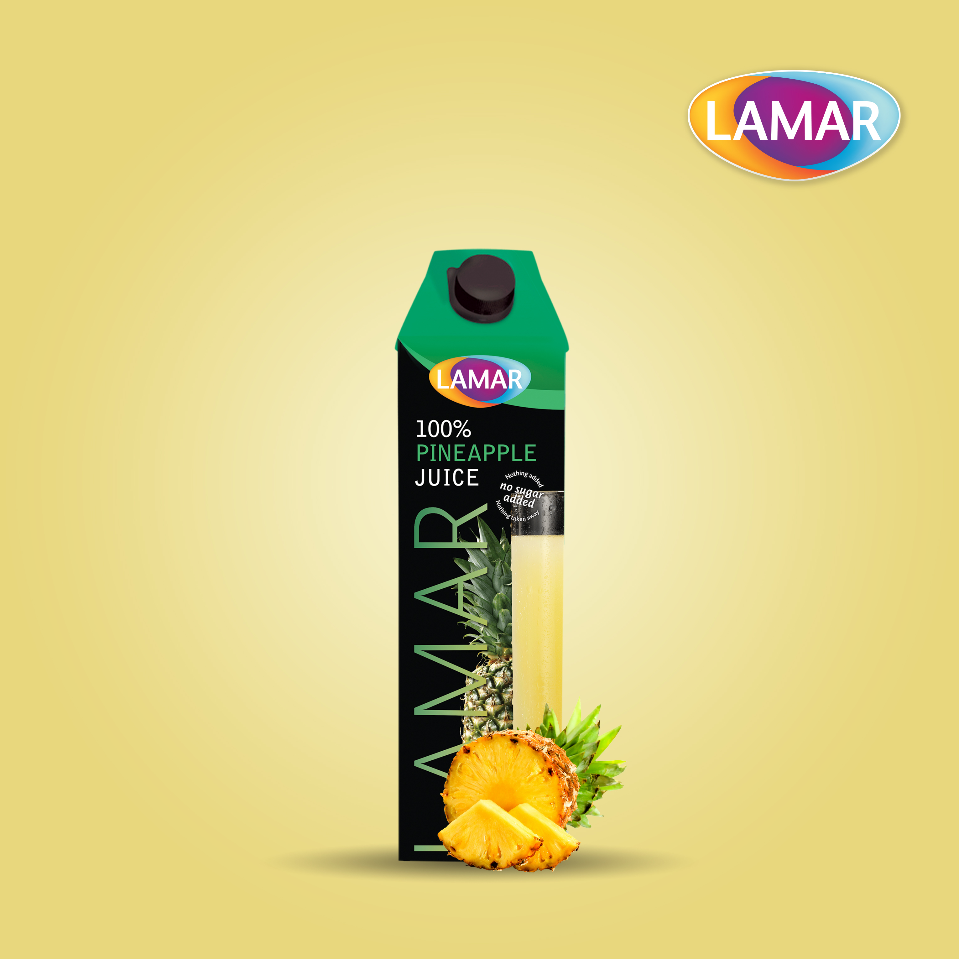 Lamar Pineapple Juice 1 Lt X 12