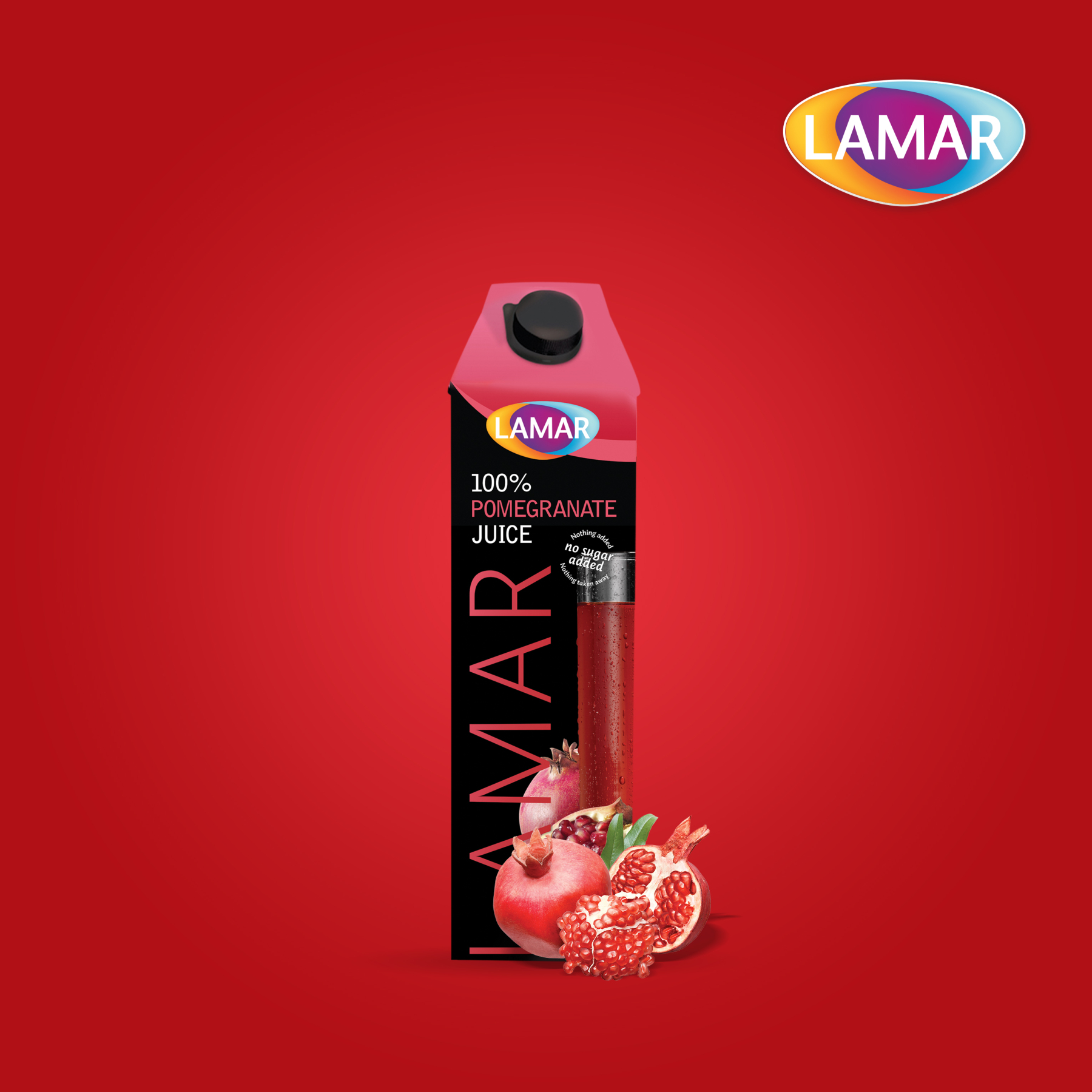 Lamar Pomegranate Juice 1 Lt X 12
