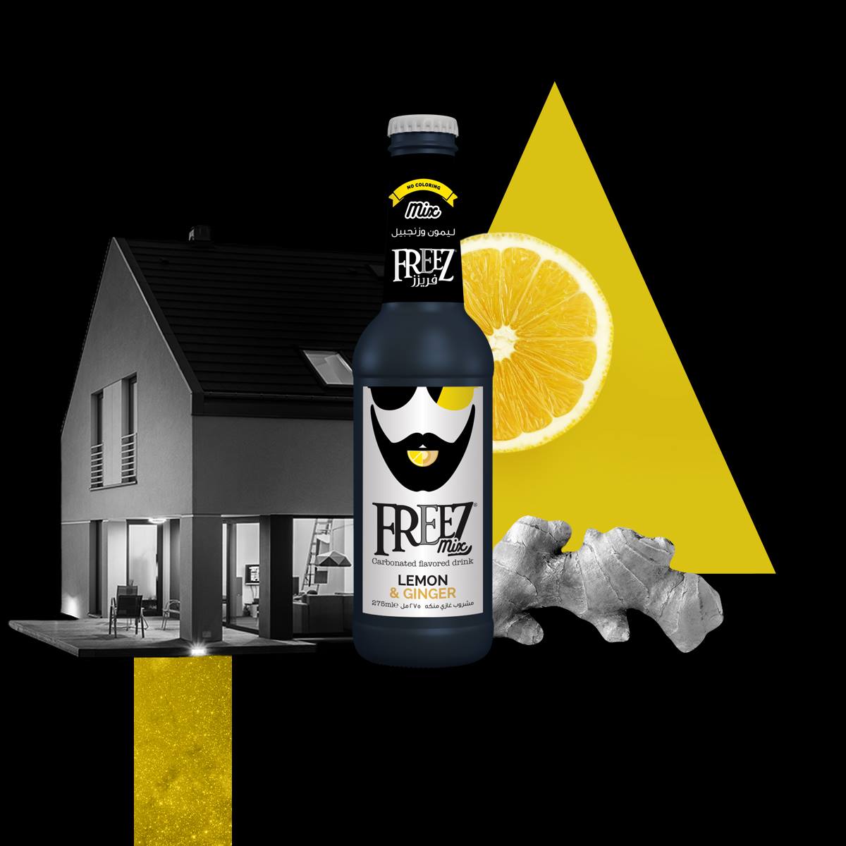 Freez Mix Lemon Ginger Soda Drink 275ml x 24-Impact TCS – IMPACT