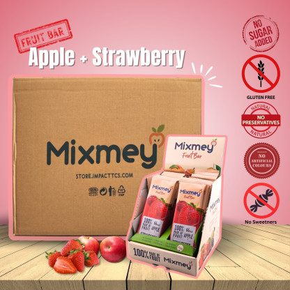 MIXMEY Apple + Strawberry Fruit Bar 20 g x 24