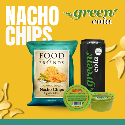 [COMBO SET] Green Cola + Food For Friends / Tyrrells / Kettle Chips | Healthy Snack & Drink Set - Perfect Pair for Snack
