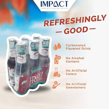 Freez Mix Mojito Strawberry Carbonated Flavored Soda Drink 275ml