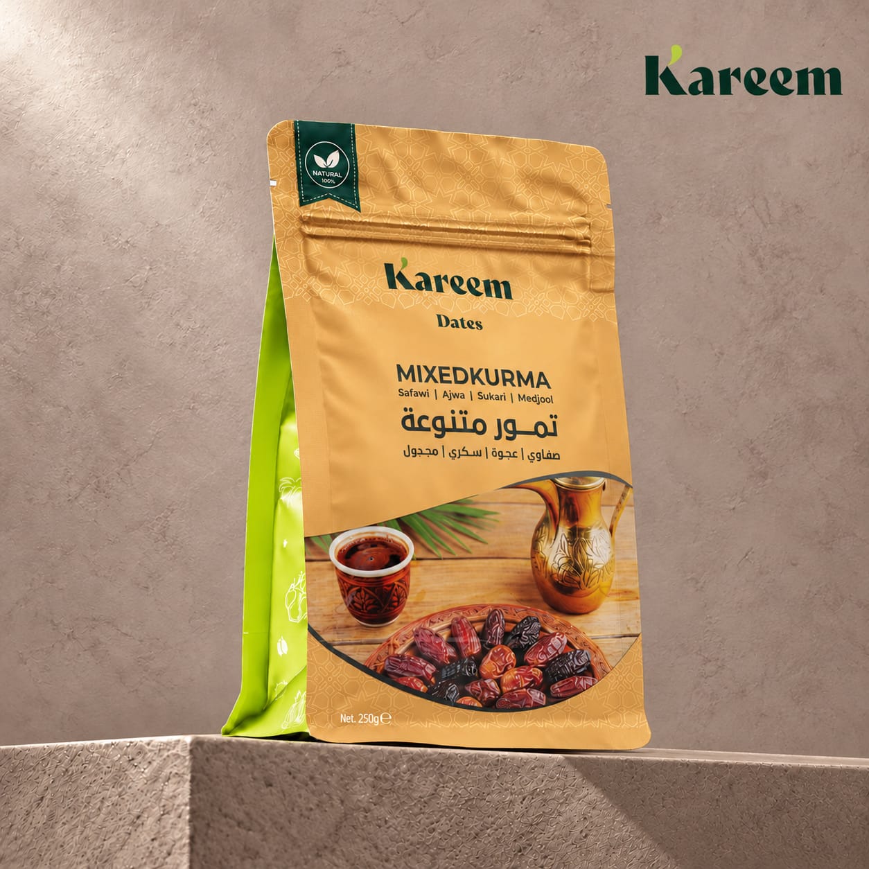 KAREEM KURMA MIXED PREMIUM 250g - Exclusive Pouch