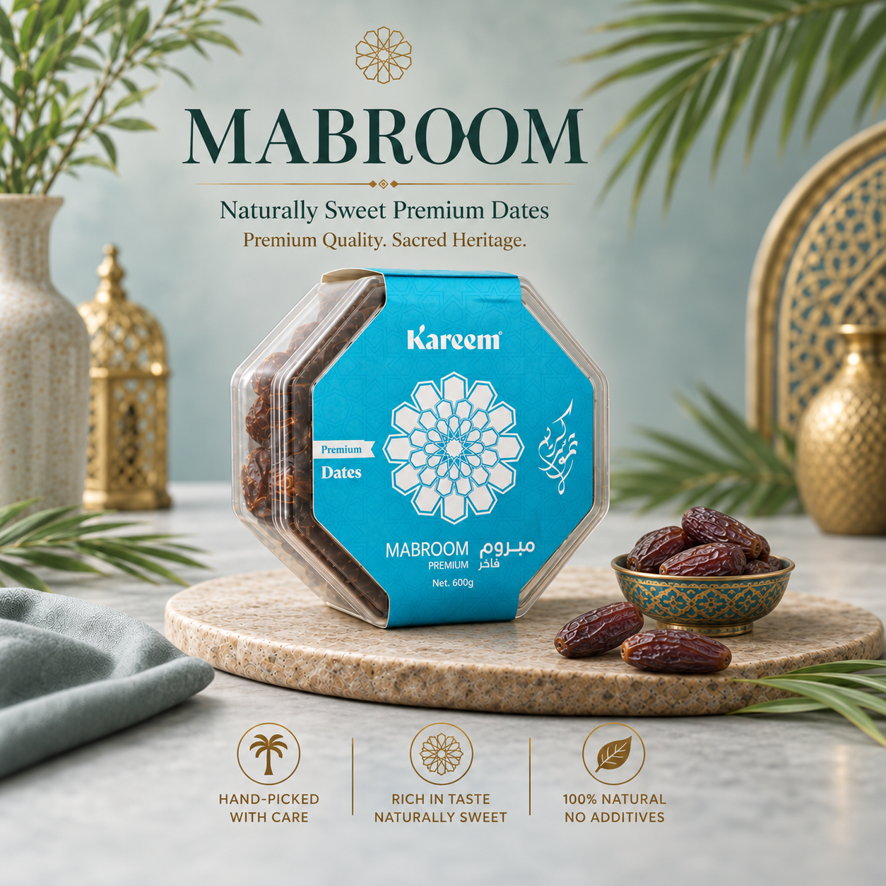 KAREEM KURMA MABROOM PREMIUM LARGE DIIMPORT DARI MADINAH - STOCK BARU 