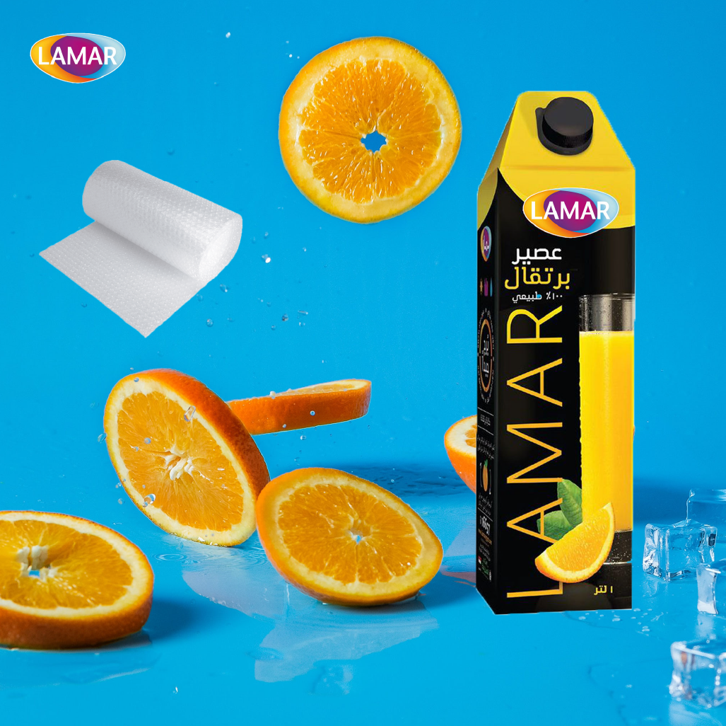 LAMAR [ORANGE JUICE 1L] 100% NATURAL IMPORTED FROM EGYPT - NO ADDED SUGAR, NO PRESERVATIVES