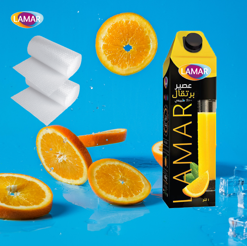 LAMAR [ORANGE JUICE 1L] 100% NATURAL IMPORTED FROM EGYPT - NO ADDED SUGAR, NO PRESERVATIVES
