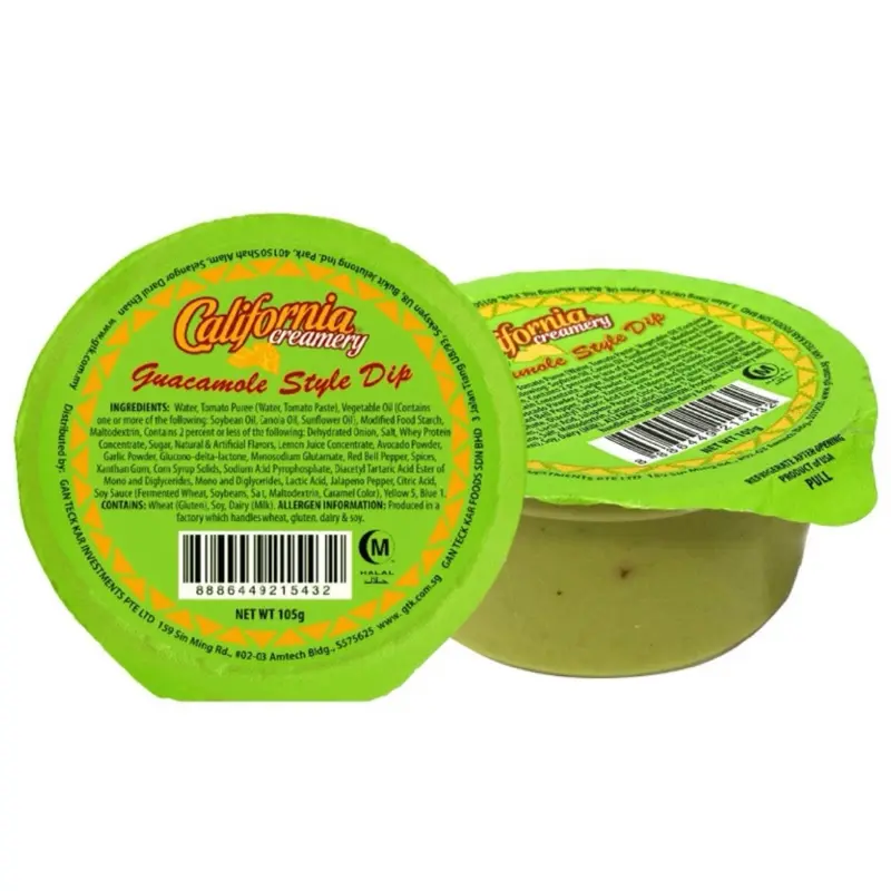 (GUACAMOLE DIP) CALIFORNIA CREAMERY Dips || FRESHCOURT JALAPENO GUACAMOLE