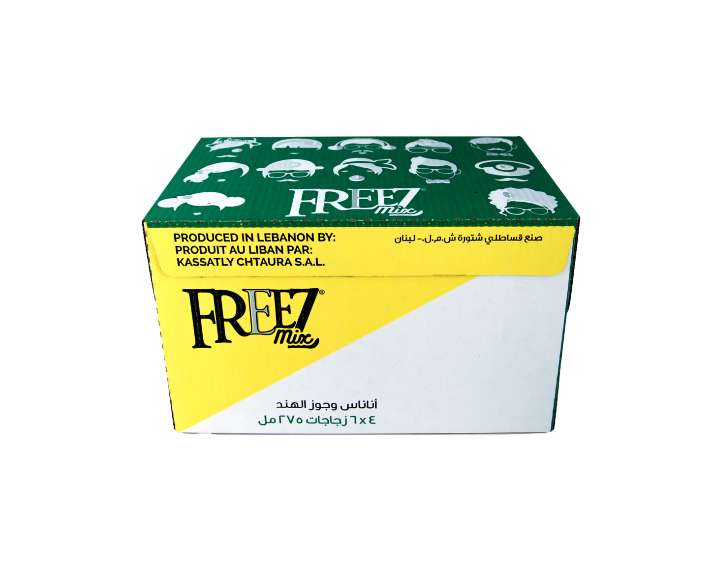 Freez Mix Pineapple & Coconut Soda Drink 275ml x 24