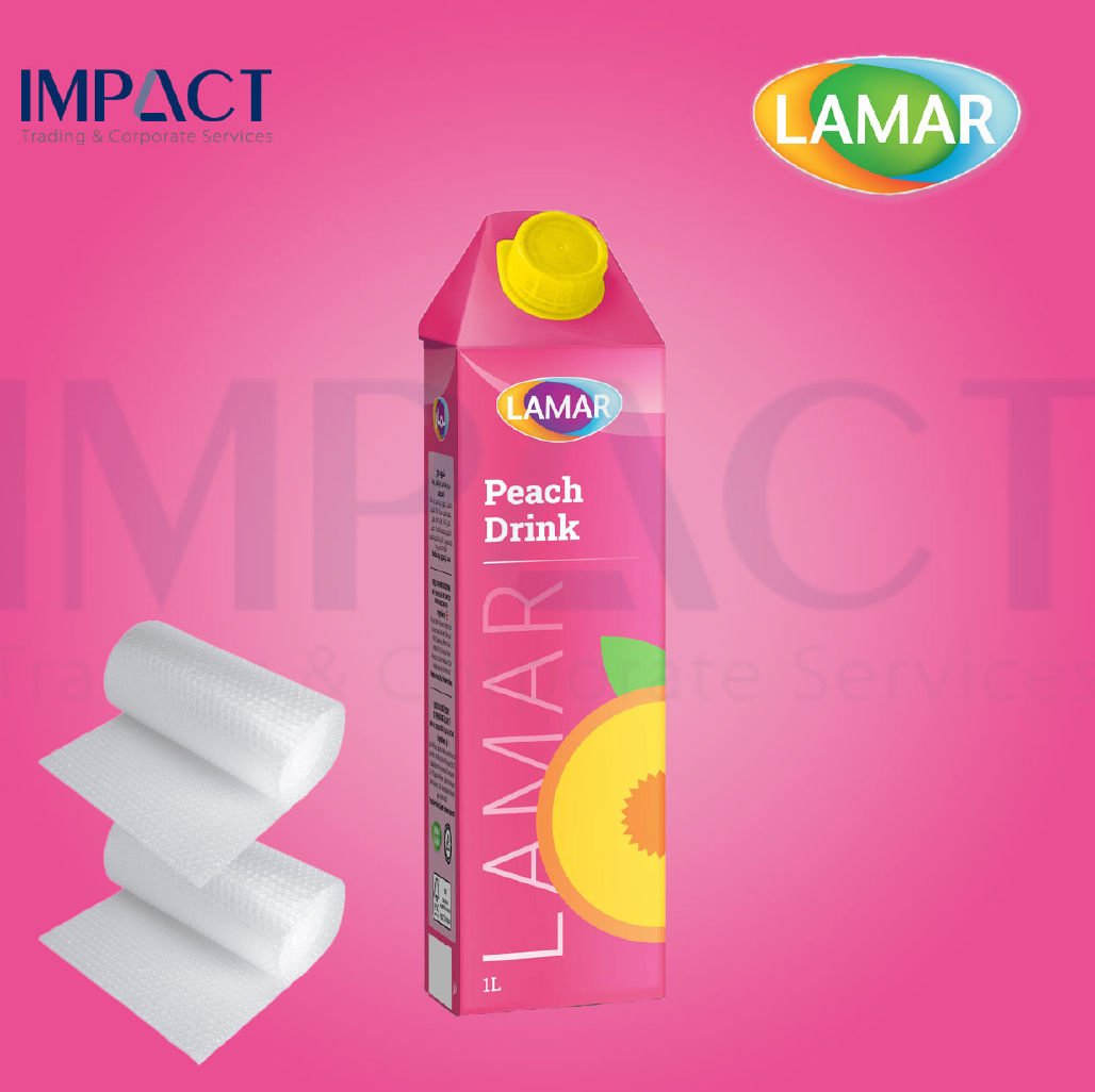 LAMAR [PEACH DRINK 1L] IMPORTED FROM EGYPT - LESS SUGAR, NO PRESERVATIVES