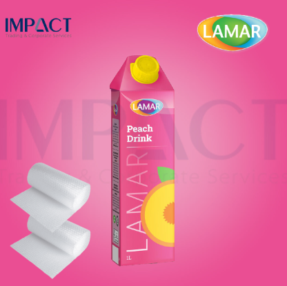 LAMAR [PEACH DRINK 1L] IMPORTED FROM EGYPT - LESS SUGAR, NO PRESERVATIVES
