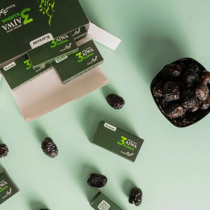 KAREEM DATES AJWA VIP JUMBO [ 3 PIECES ] KURMA AJWA [ 3 BIJI ] MAKANAN SUNNAH