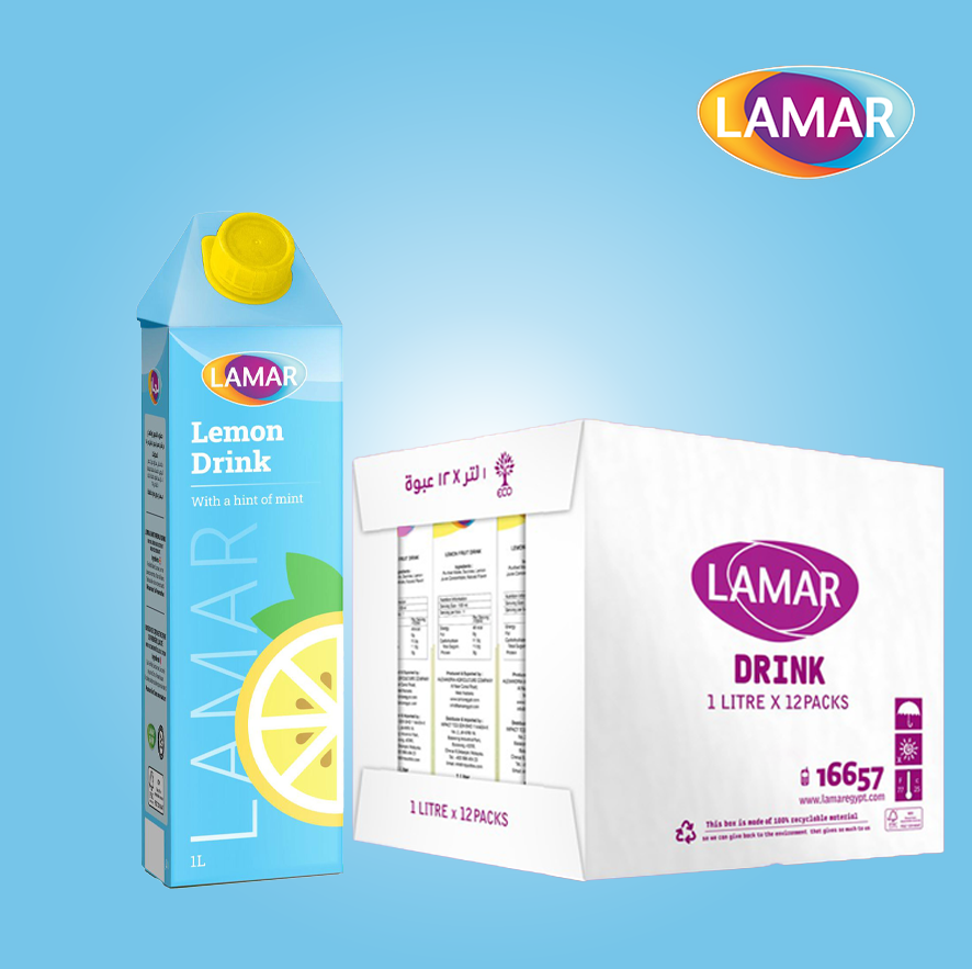 Lamar Lemon Mint Drink 1 Lt X 12