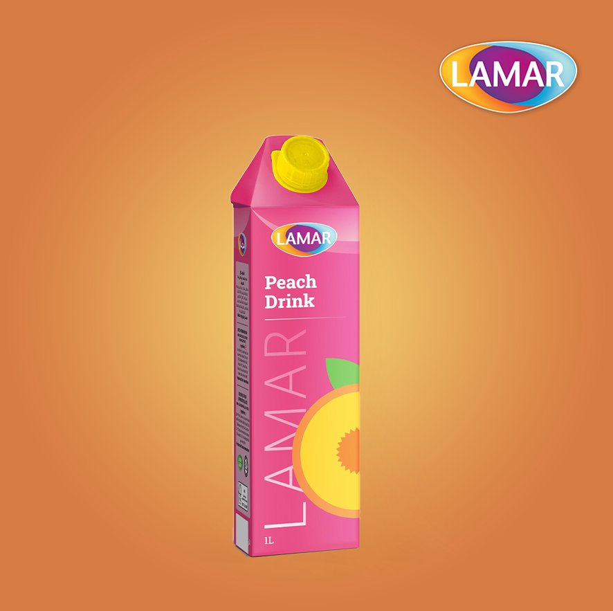 Lamar Peach Drink 1 Lt X 12
