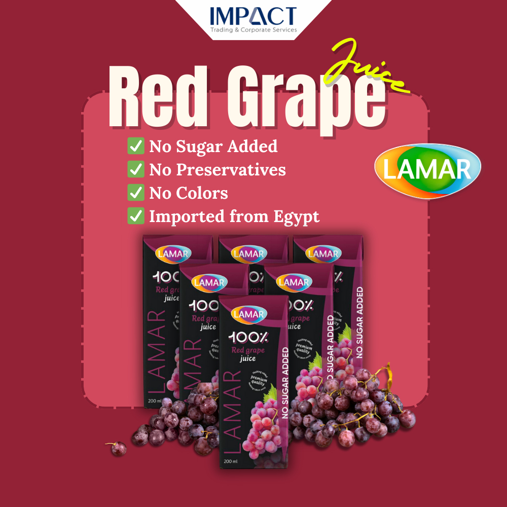 LAMAR Juice 100% Natural & Premium Drink [ 200ml X 3 pcs ] No Preserva