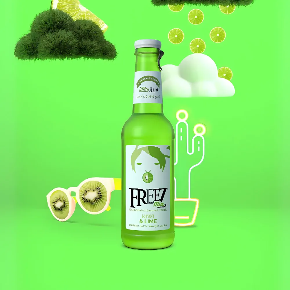 Freez Mix Soda 275ml Carbonated Flavoured Drink [Assorted] - Refreshing Non-Alcoholic Soda