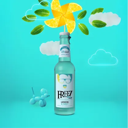 Freez Mix Soda 275ml Carbonated Flavoured Drink [Assorted] - Refreshing Non-Alcoholic Soda
