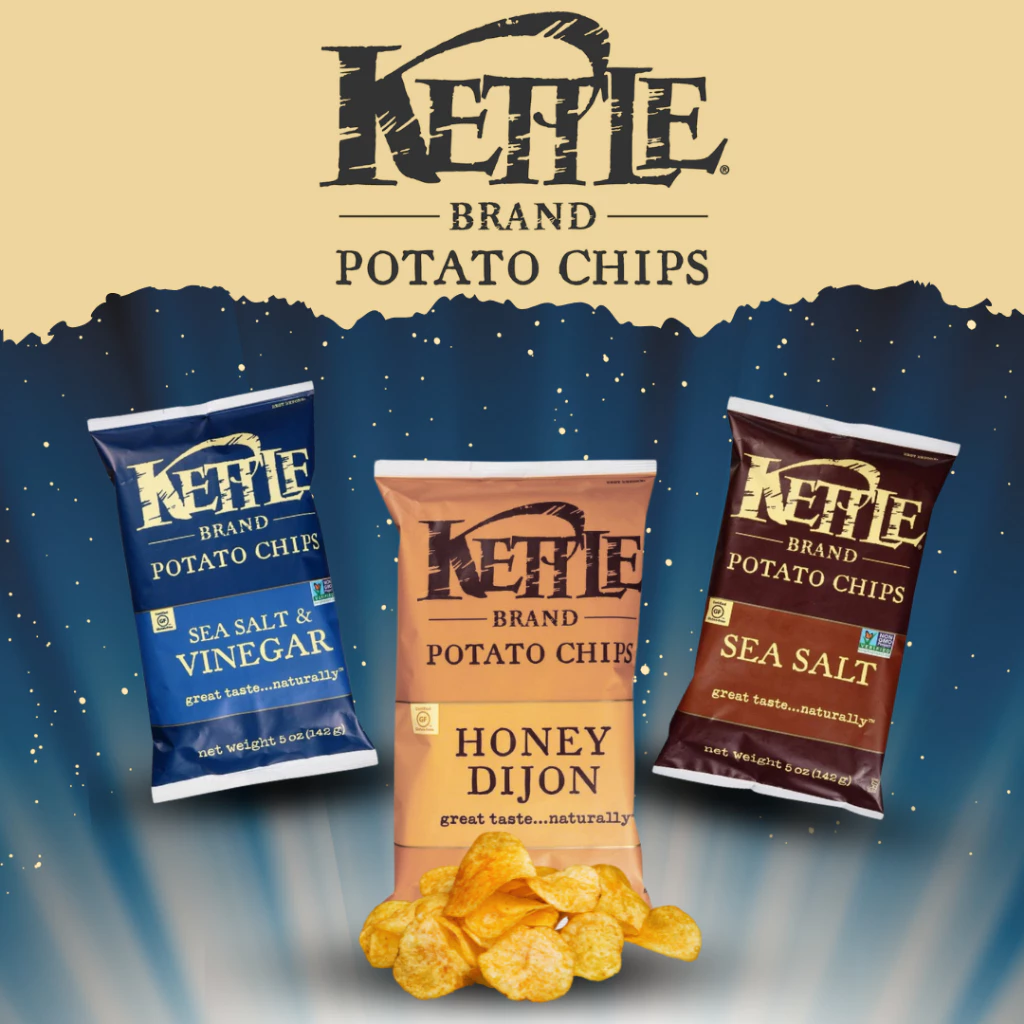 KETTLE Brand Potato Chips 141g || Certified Gluten Free