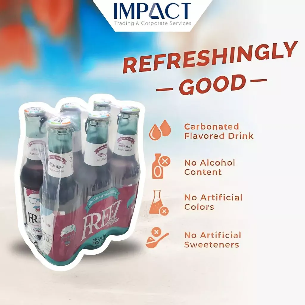 Freez Mix Soda 275ml Carbonated Flavoured Drink [Assorted] - Refreshing Non-Alcoholic Soda