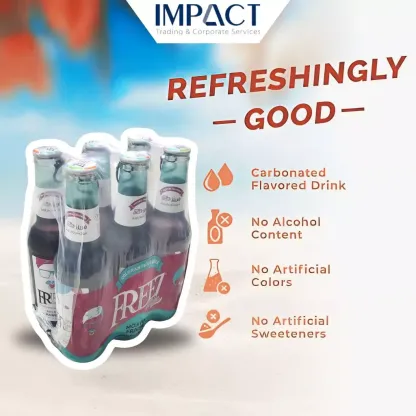 Freez Mix Soda 275ml Carbonated Flavoured Drink [Assorted] - Refreshing Non-Alcoholic Soda