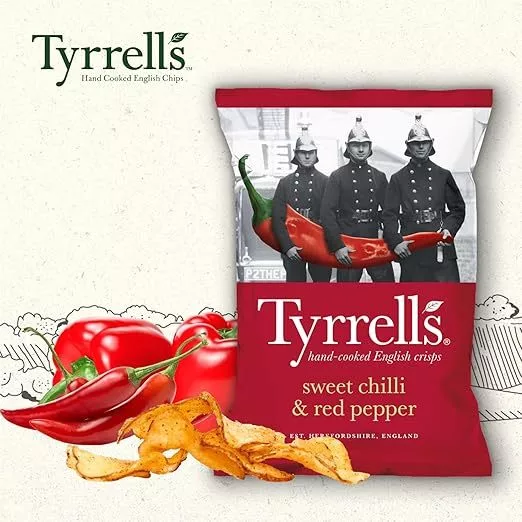 Tyrrell's Brand Potato Chips 150g || hand-cooked English crisps